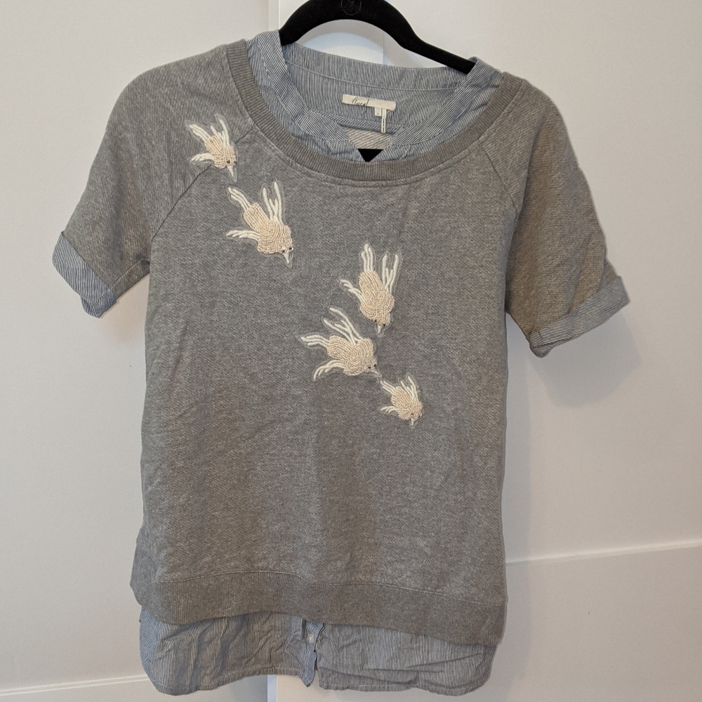 Vintage Floreat embroidered top